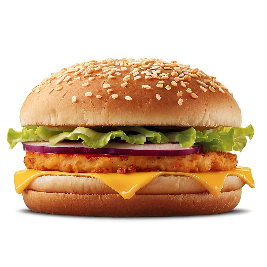 Burger King Grilled Chicken Sandwich Png Tqv62 PNG Image