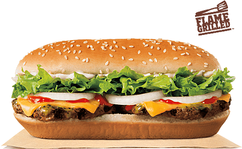 Burger King Whopper Sandwich PNG Image