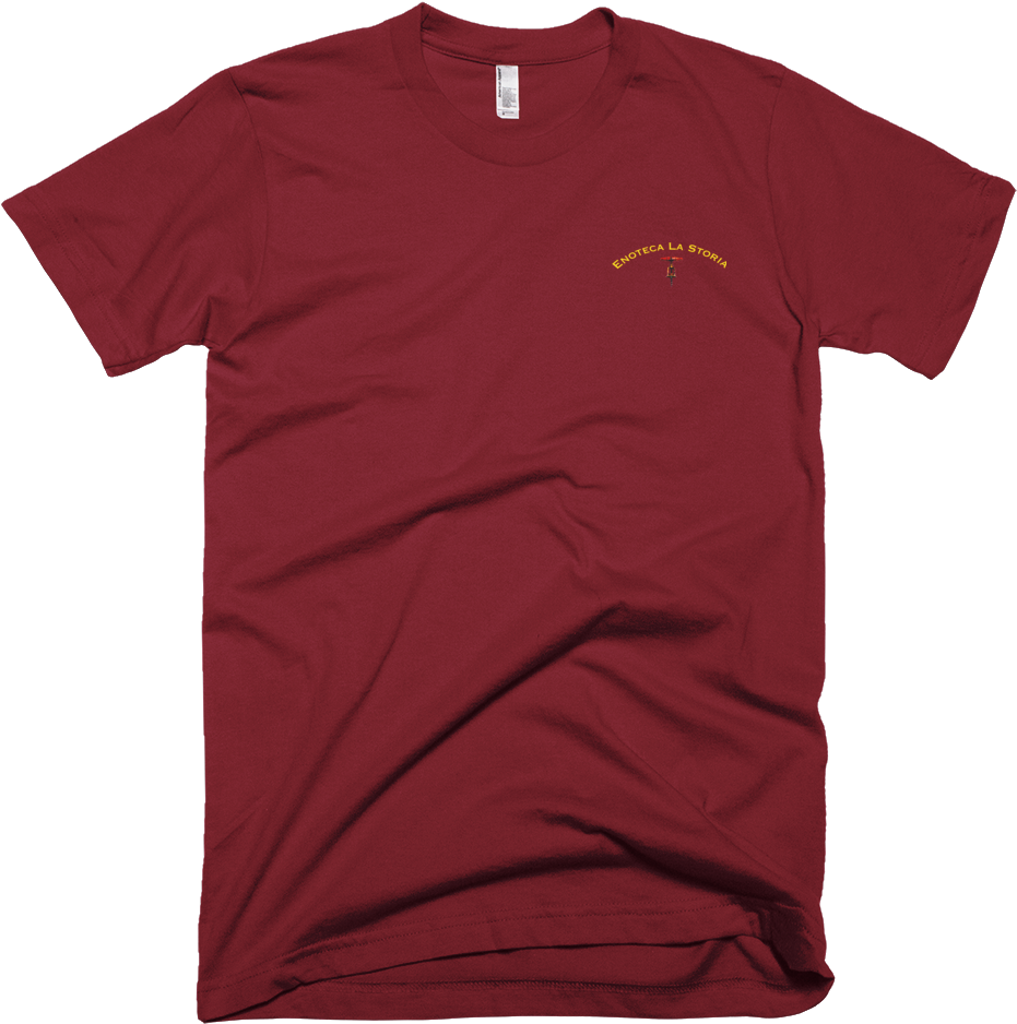 Burgundy T Shirtwith Text Graphic PNG Image