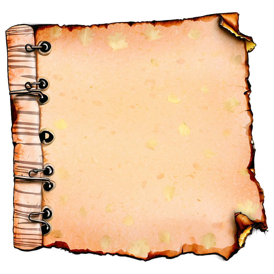 Burned Paper Scrapbook Png Mmj96 PNG Image