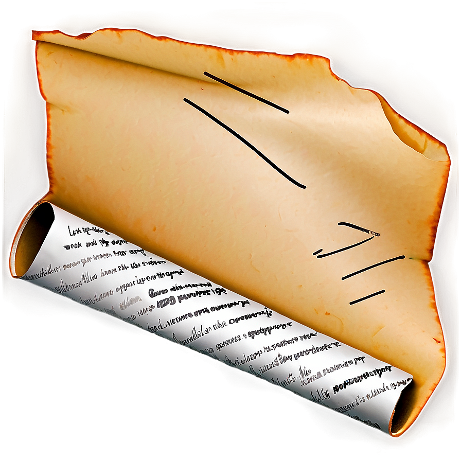 Burned Paper With Writing Png Nrt62 PNG Image