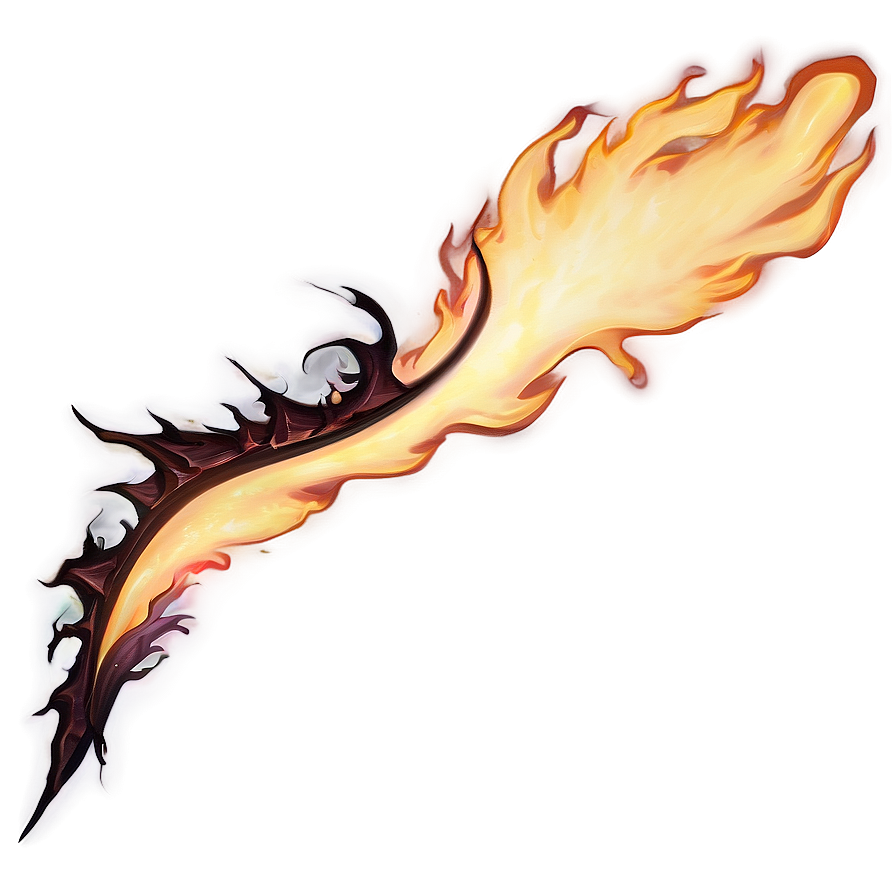 Burning Edge Border Png Qms54 PNG Image