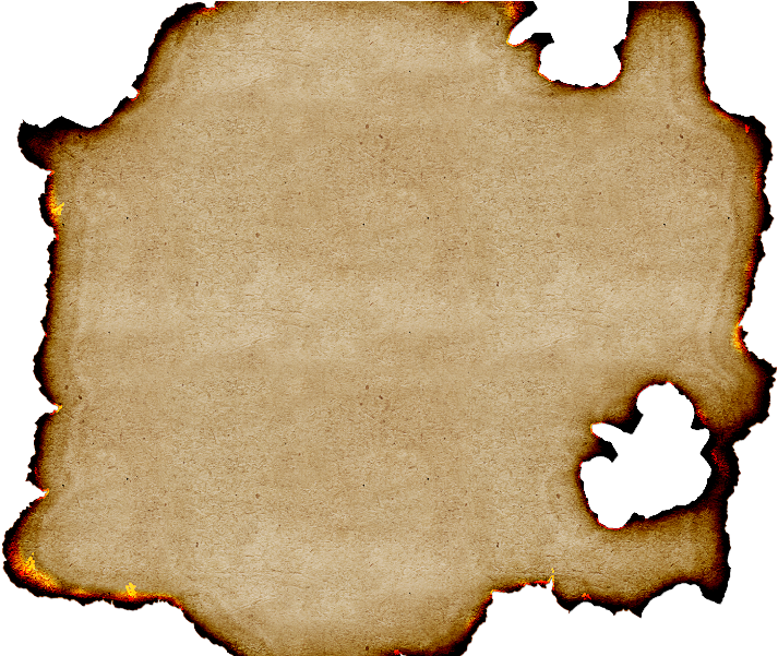 Burnt Edge Antique Paper Texture PNG Image