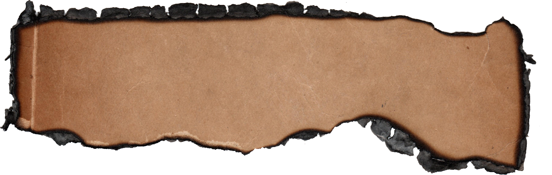 Burnt Edge Paper Texture PNG Image