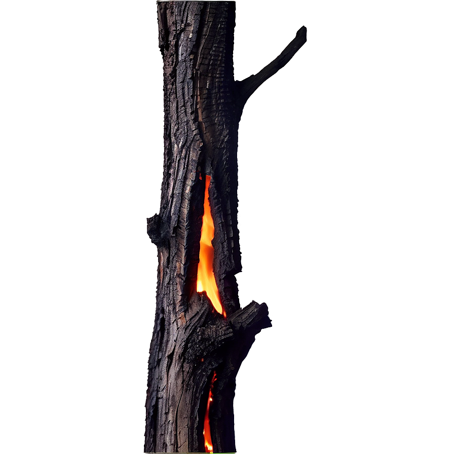 Burnt Tree Trunk Png Qmg74 PNG Image