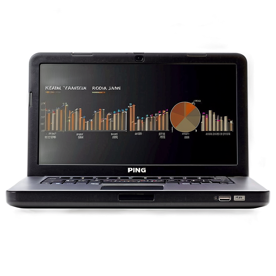 Business Laptop Visualization Png 26 PNG Image