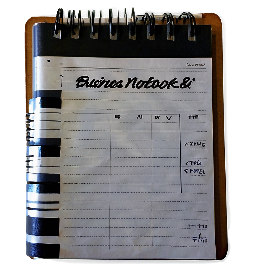 Business Notebook Png 05252024 PNG Image