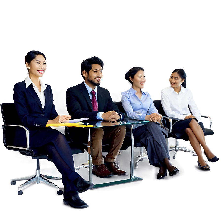 Business People Sitting In Conference Room Png 19 PNG Image