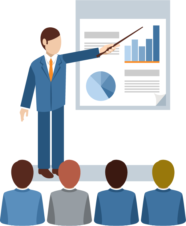 Business Presentation Analysis PNG Image