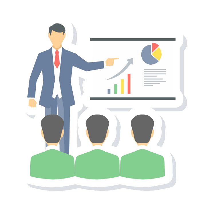 Business Presentation Analysis PNG Image