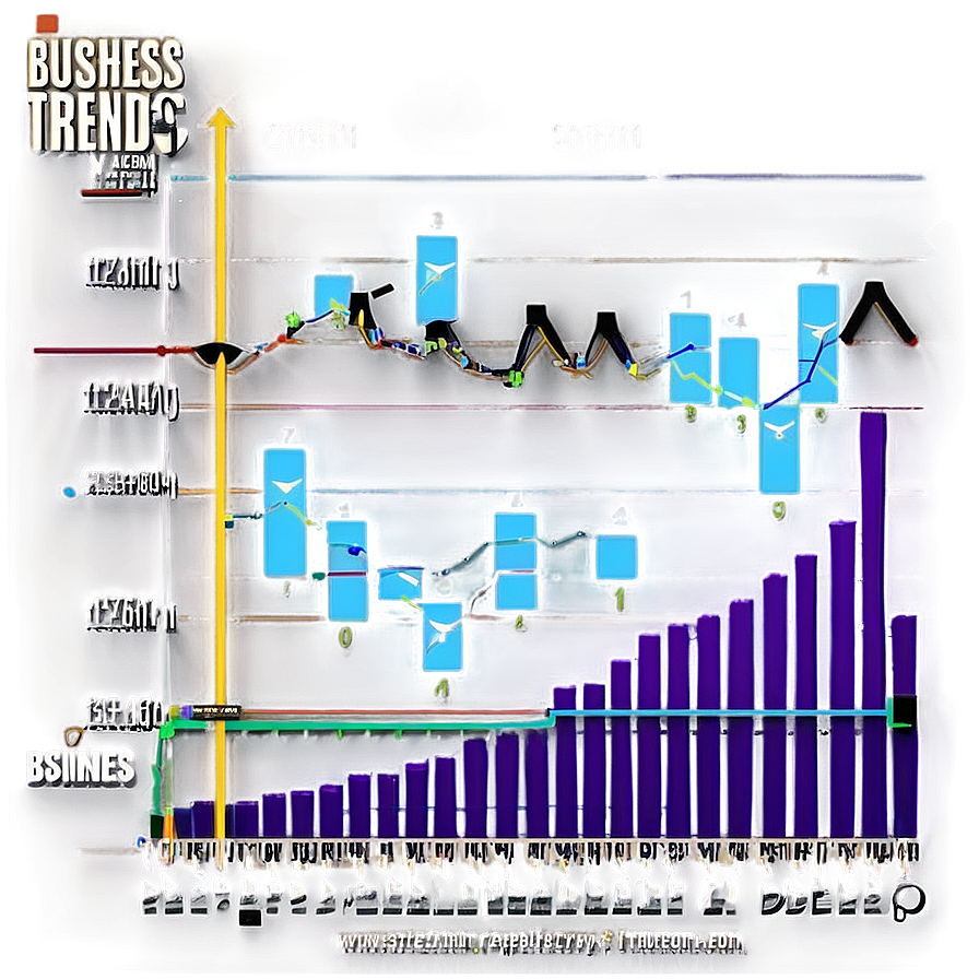 Business Trends Line Chart Png Olp52 PNG Image