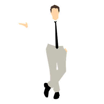 Businessman Presentation Silhouette PNG Image