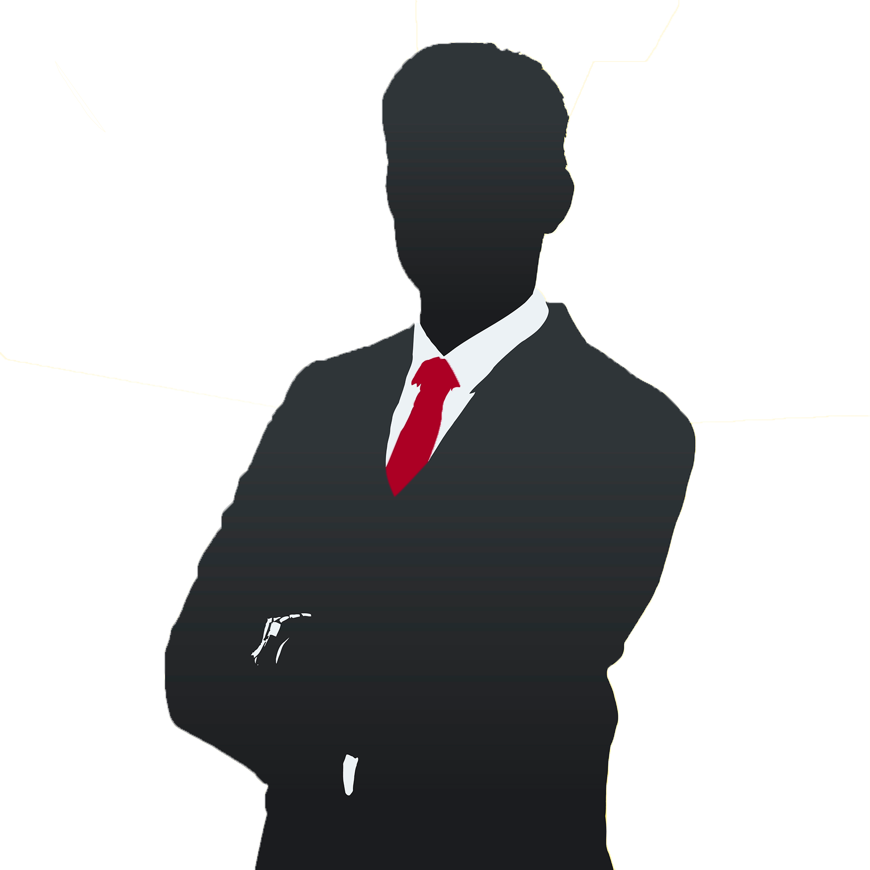 Businessman Silhouette Profile PNG Image