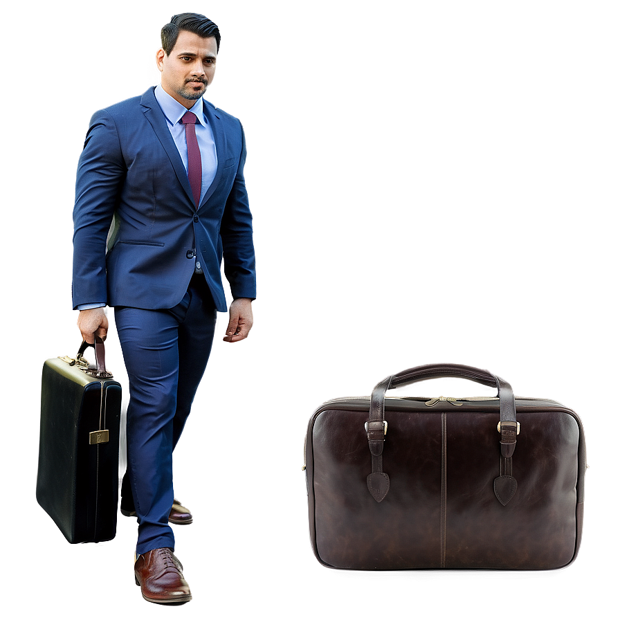 Businessman With Briefcase Png Bqw PNG Image