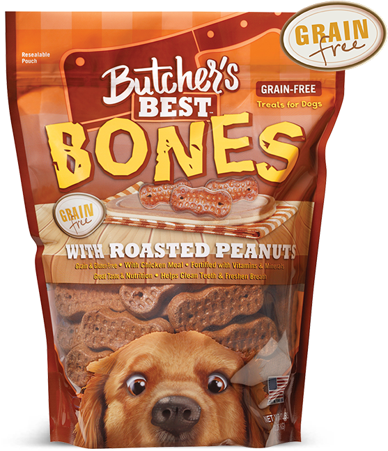 Butchers Best Bones Dog Treats Package PNG Image