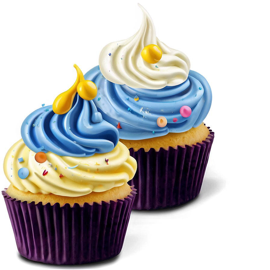 Buttercream Cupcakes Png Woh16 PNG Image