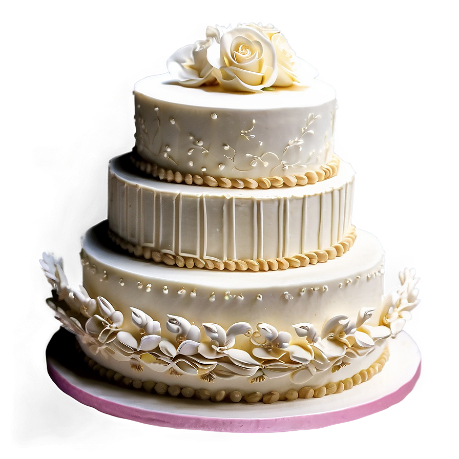 Buttercream Wedding Cake Png Hct PNG Image