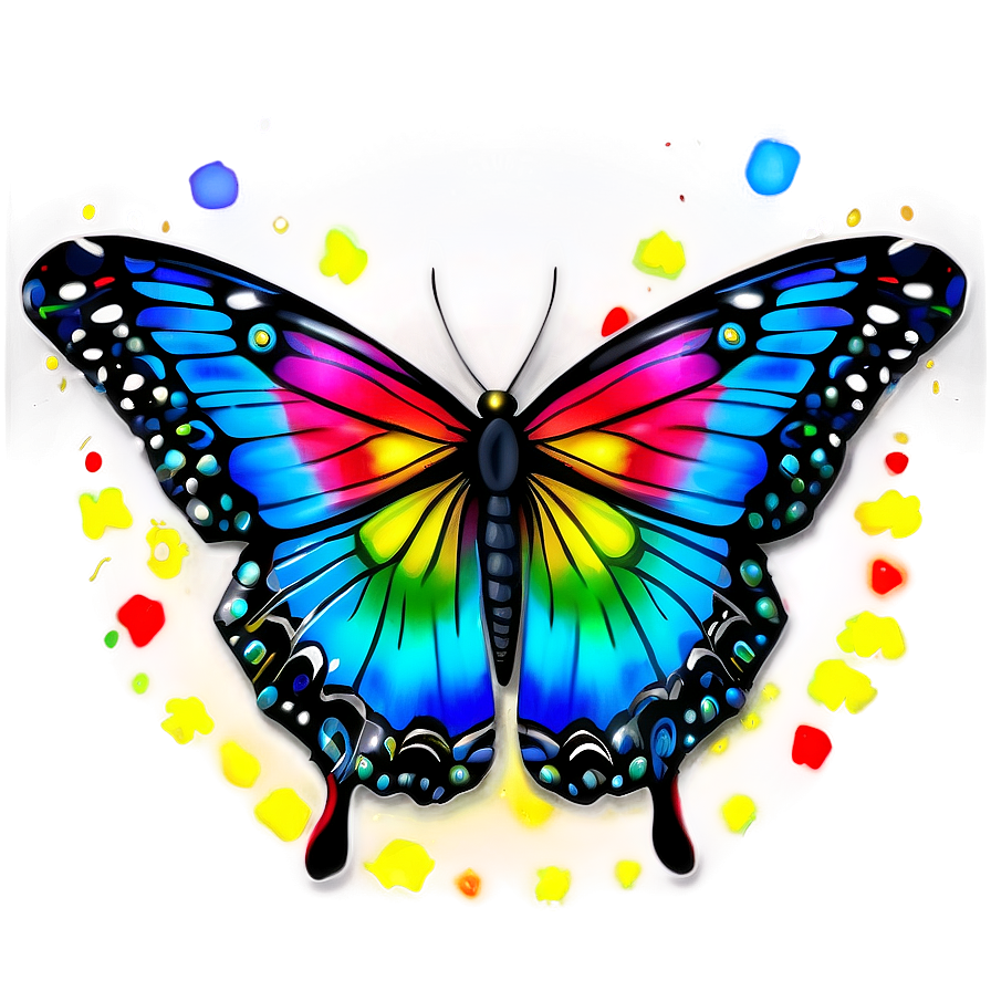 Butterfly Harmony Png 06262024 PNG Image