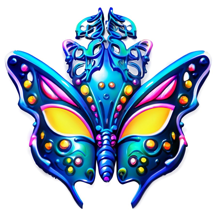 Butterfly Masquerade Mask Png 05042024 PNG Image