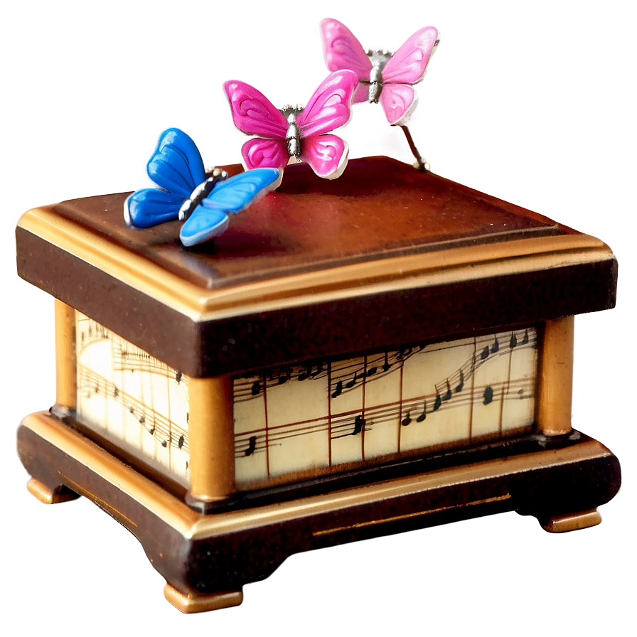 Butterfly Music Box Png Fbt14 PNG Image