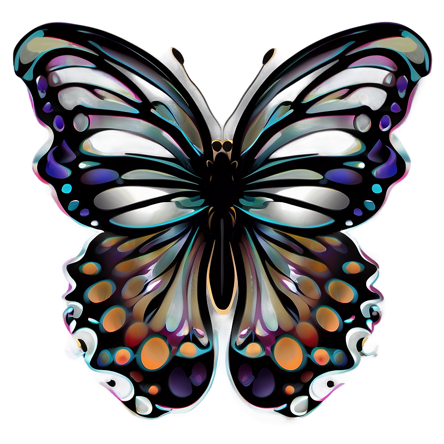 Butterfly Silhouette Outline Png Yli41 PNG Image