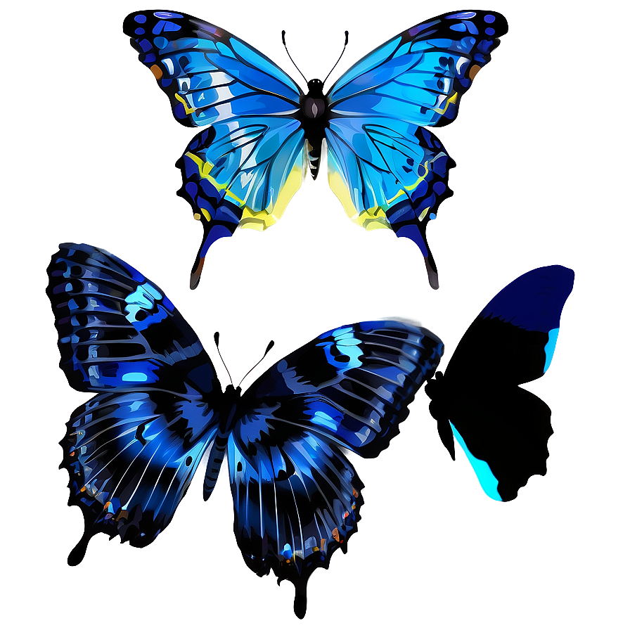 Butterfly Silhouette Png Nba PNG Image