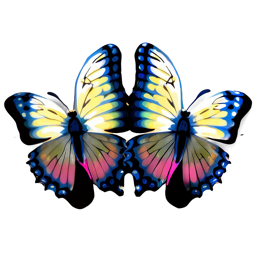 Butterfly Silhouettes Png 9 PNG Image