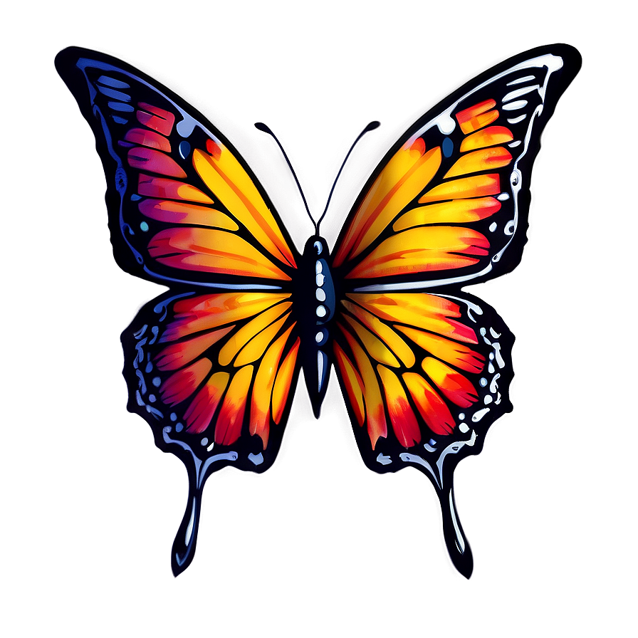 Butterfly Tattoos Png Xih58 PNG Image