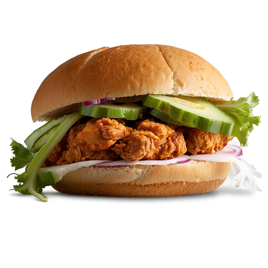 Buttermilk Fried Chicken Sandwich Png Yuw50 PNG Image