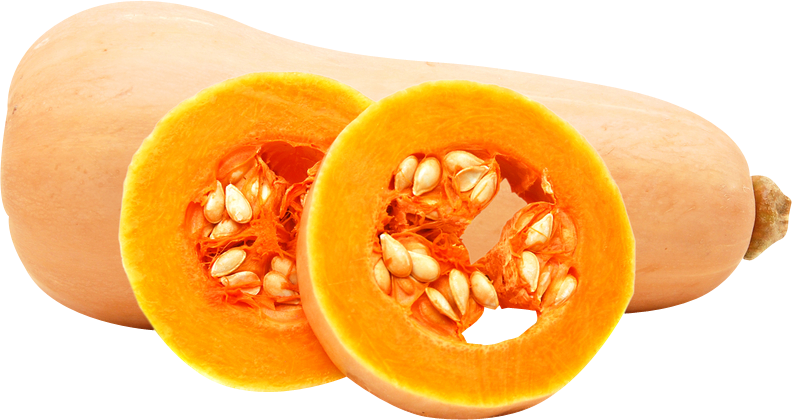 Butternut Squash Halved PNG Image