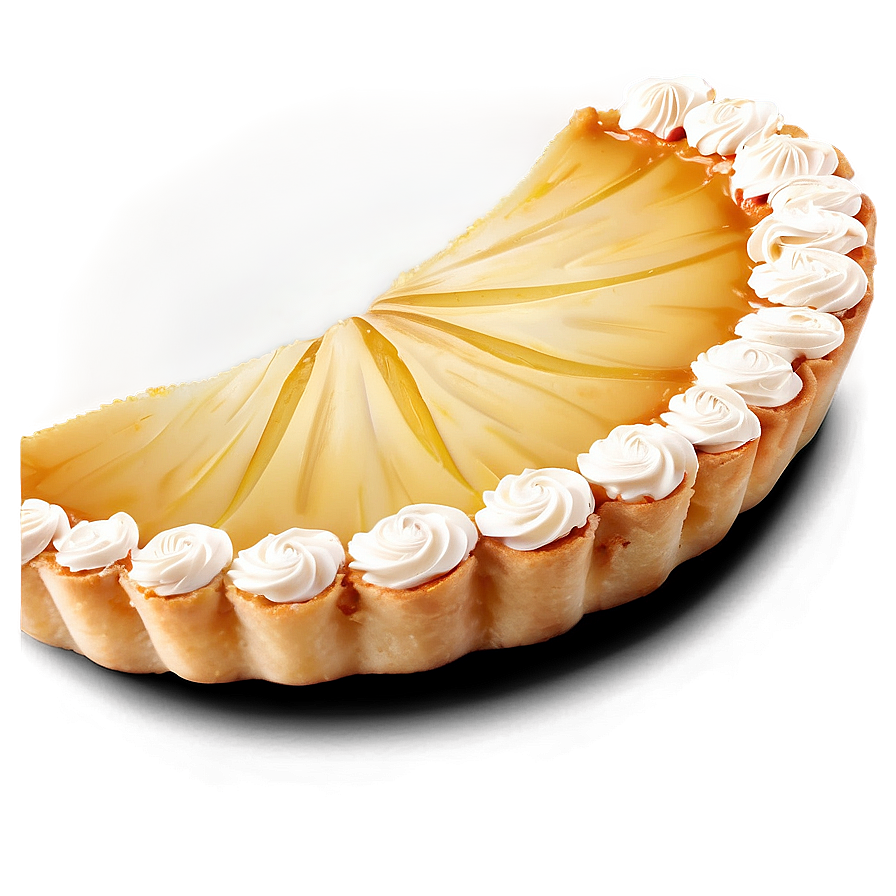 Buttery Almond Tart Pie Png 74 PNG Image