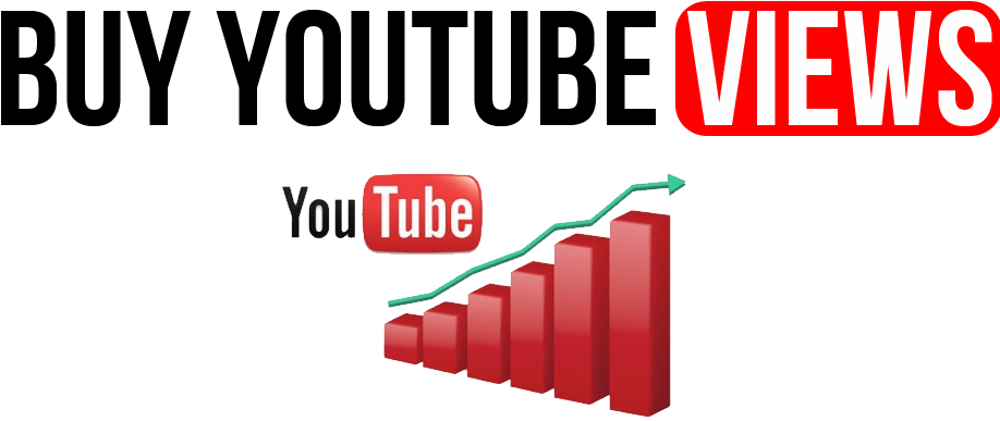 Buy You Tube Views Promotional Graphic PNG Image