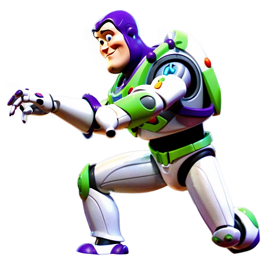 Buzz Lightyear Dynamic Action Png Tfk PNG Image