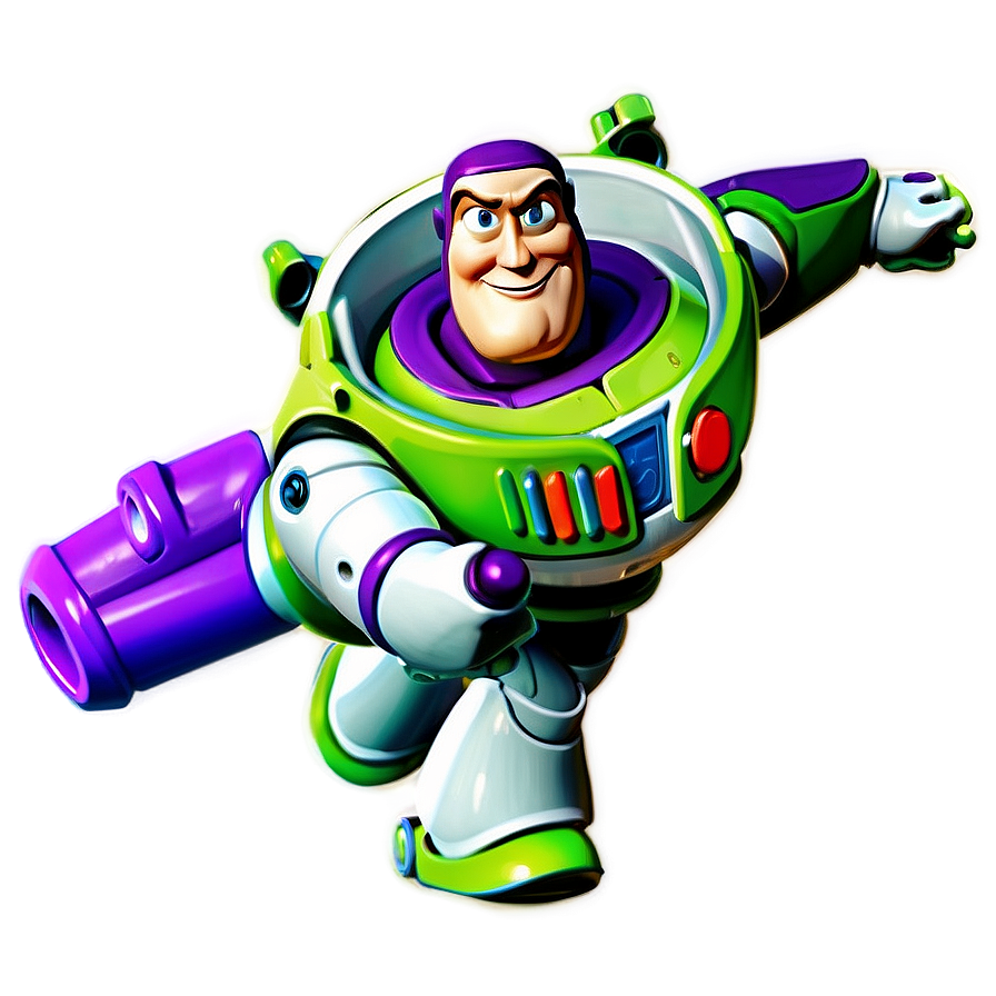 Buzz Lightyear Infinity Blaster Png Psm PNG Image