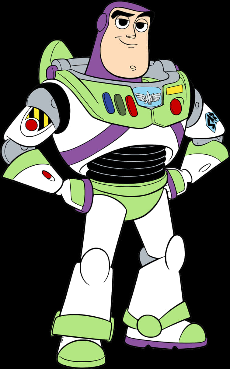 Buzz Lightyear Standing Vector PNG Image