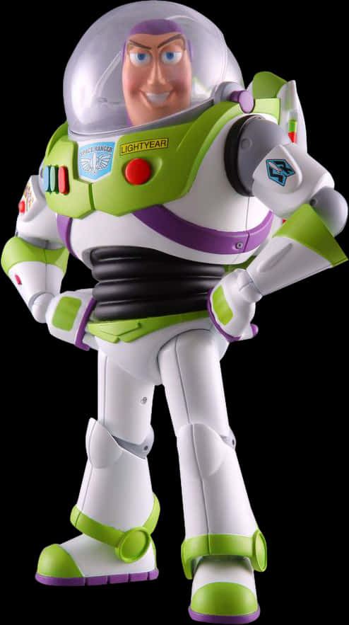 Buzz Lightyear Toy Pose PNG Image