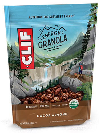 C L I F Energy Granola Cocoa Almond Package PNG Image