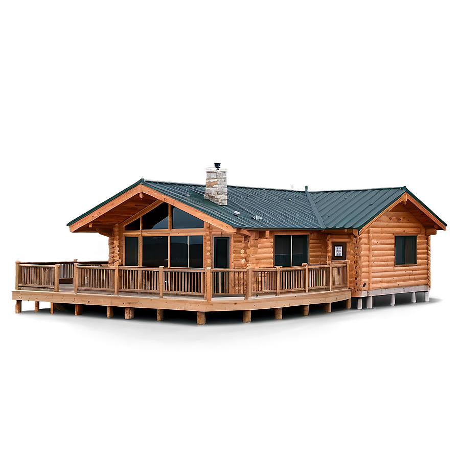 Cabin With Wraparound Deck Png Ltp6 PNG Image