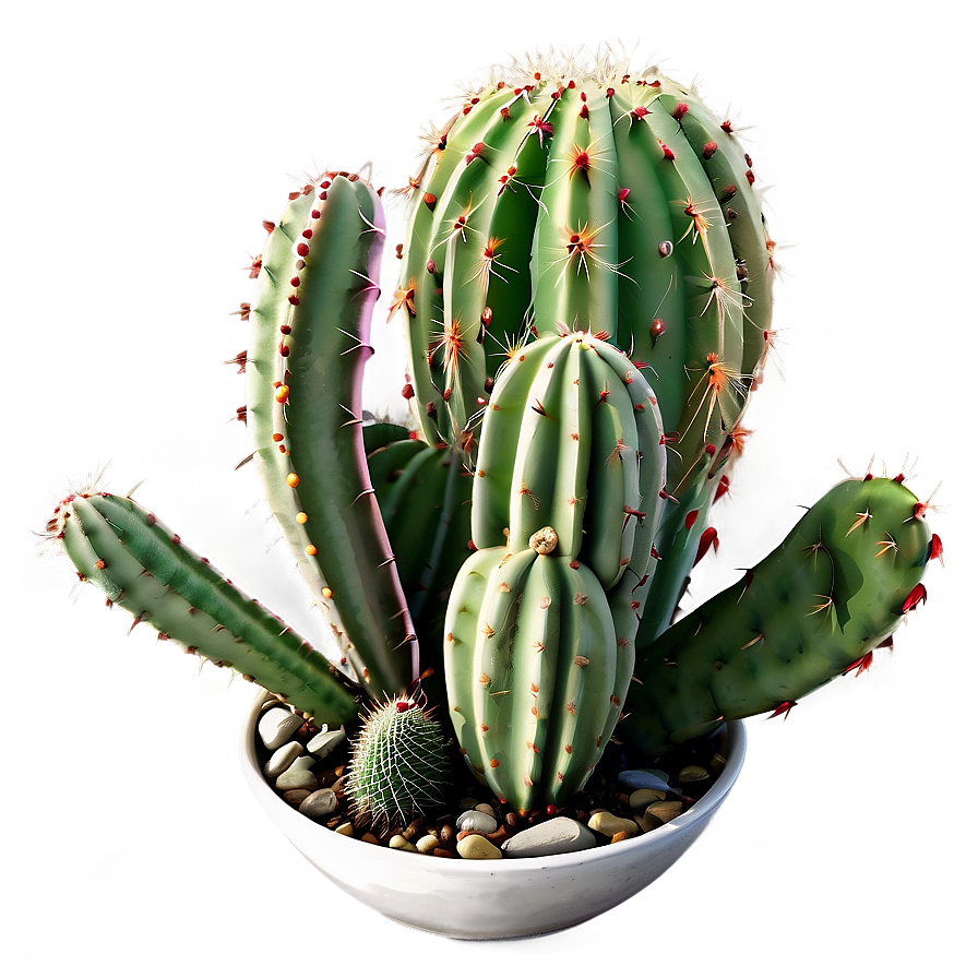 Cactus Arrangement Png 2 PNG Image