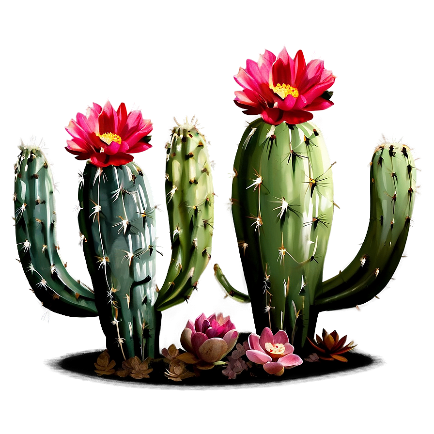 Cactus Flower Png Lje PNG Image