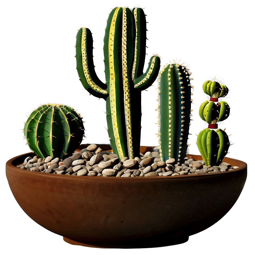 Cactus Garden Png Cfm77 PNG Image