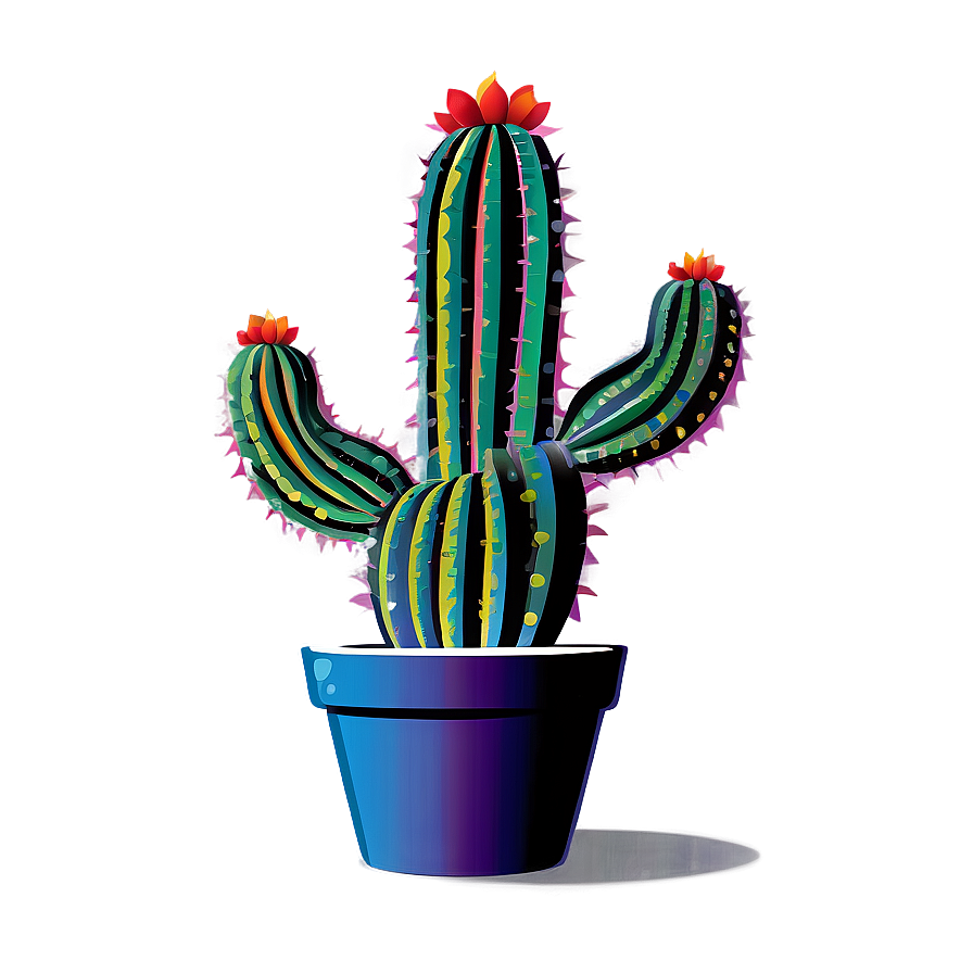 Cactus Illustration Png Clb PNG Image