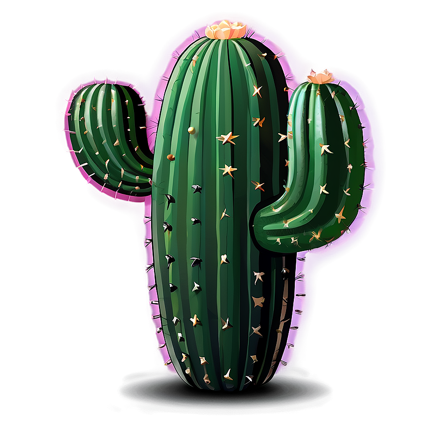 Cactus Illustration Png Yka54 PNG Image