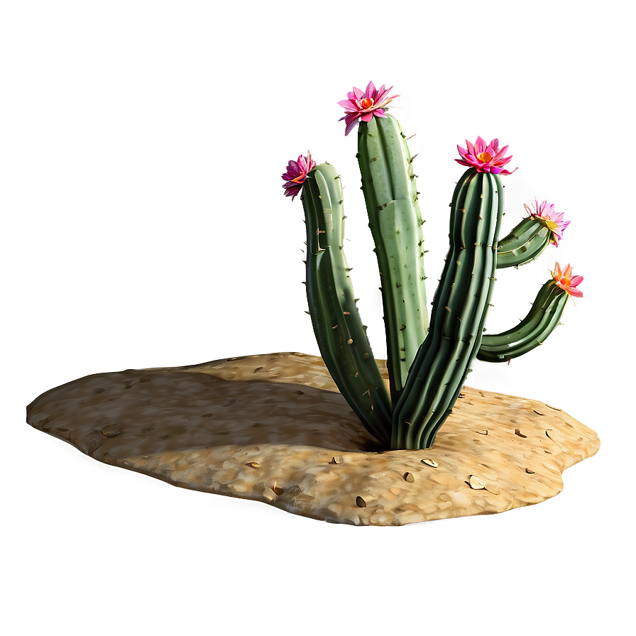 Cactus In Desert Png 05032024 PNG Image