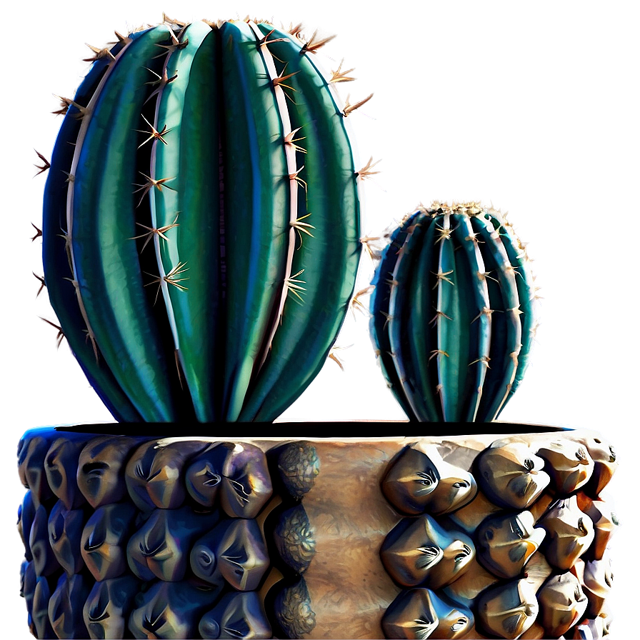 Cactus In Terracotta Pot Png Pfr55 PNG Image