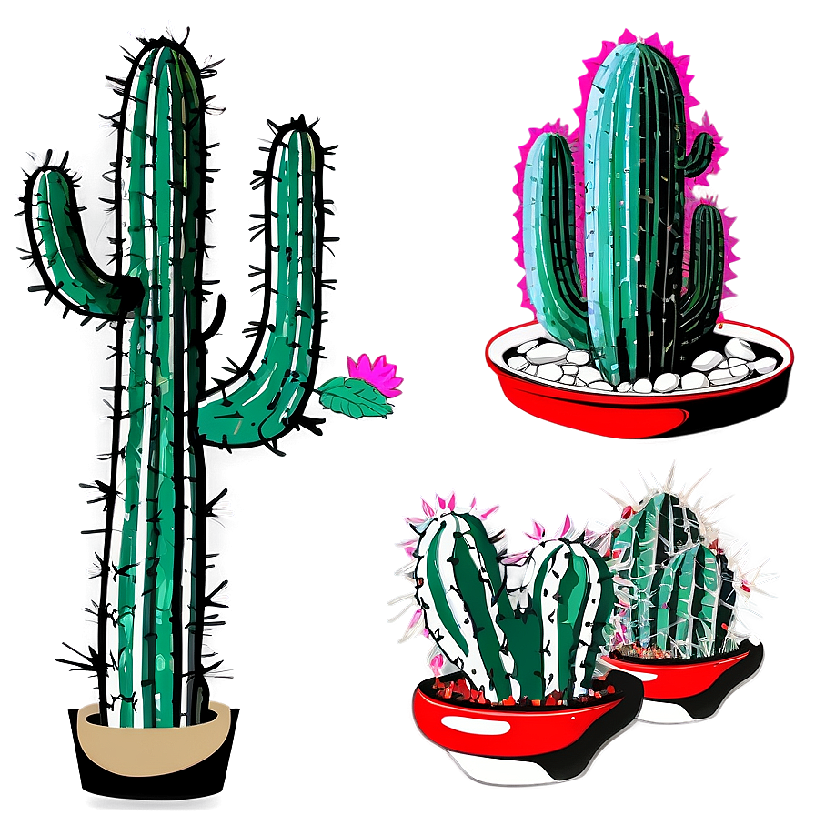 Cactus Sketch Png Tcd47 PNG Image