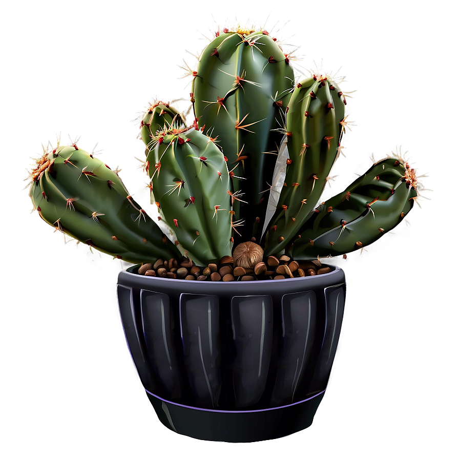 Cactus With Pot Png 59 PNG Image