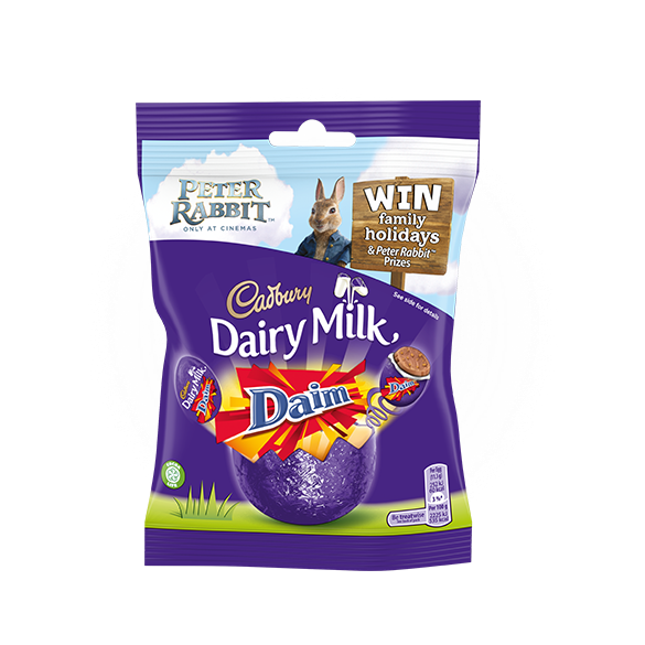 Cadbury Dairy Milk Daim Easter Egg Promotion PNG Image