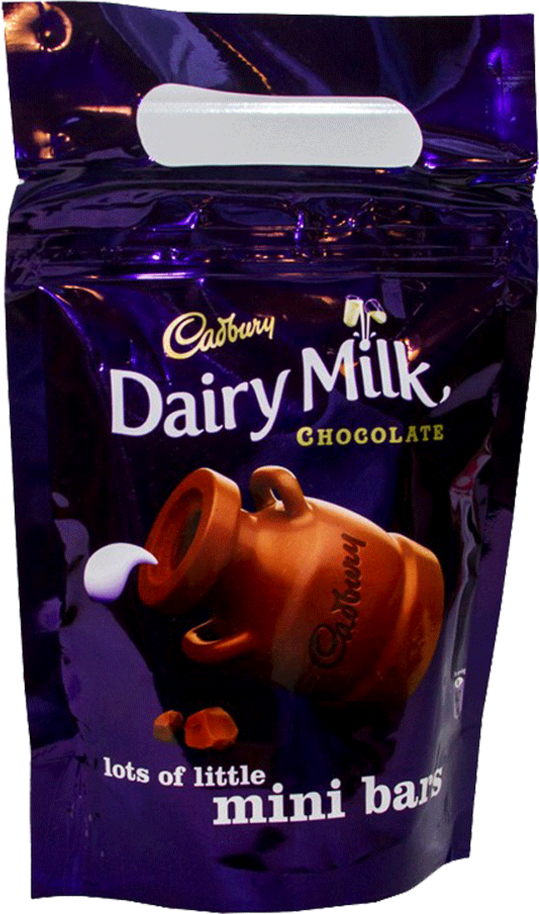 Cadbury Dairy Milk Mini Bars Packaging PNG Image