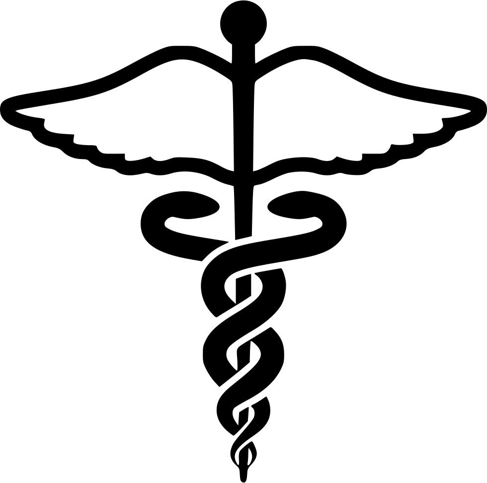 Caduceus Medical Symbol Graphic PNG Image